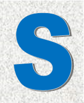 The letter S