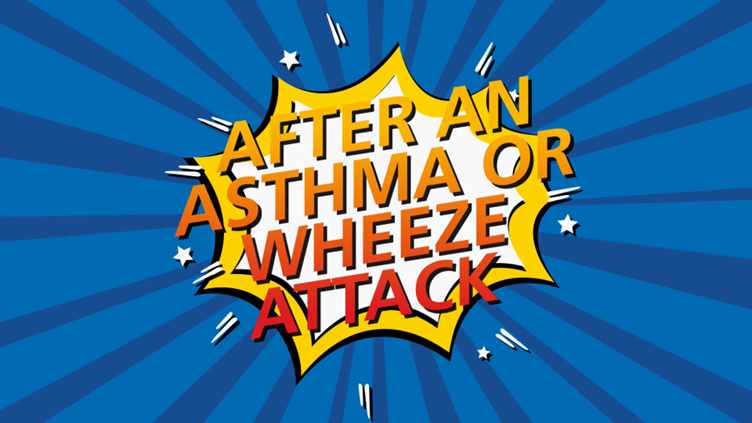 After and asthma attack