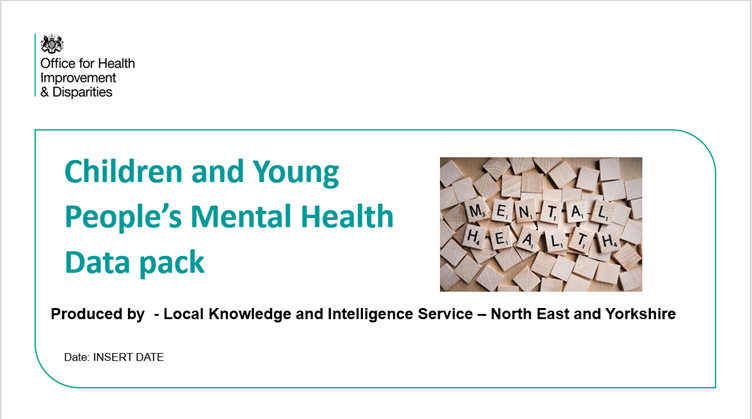 Always the right door, children and young people's mental health data pack